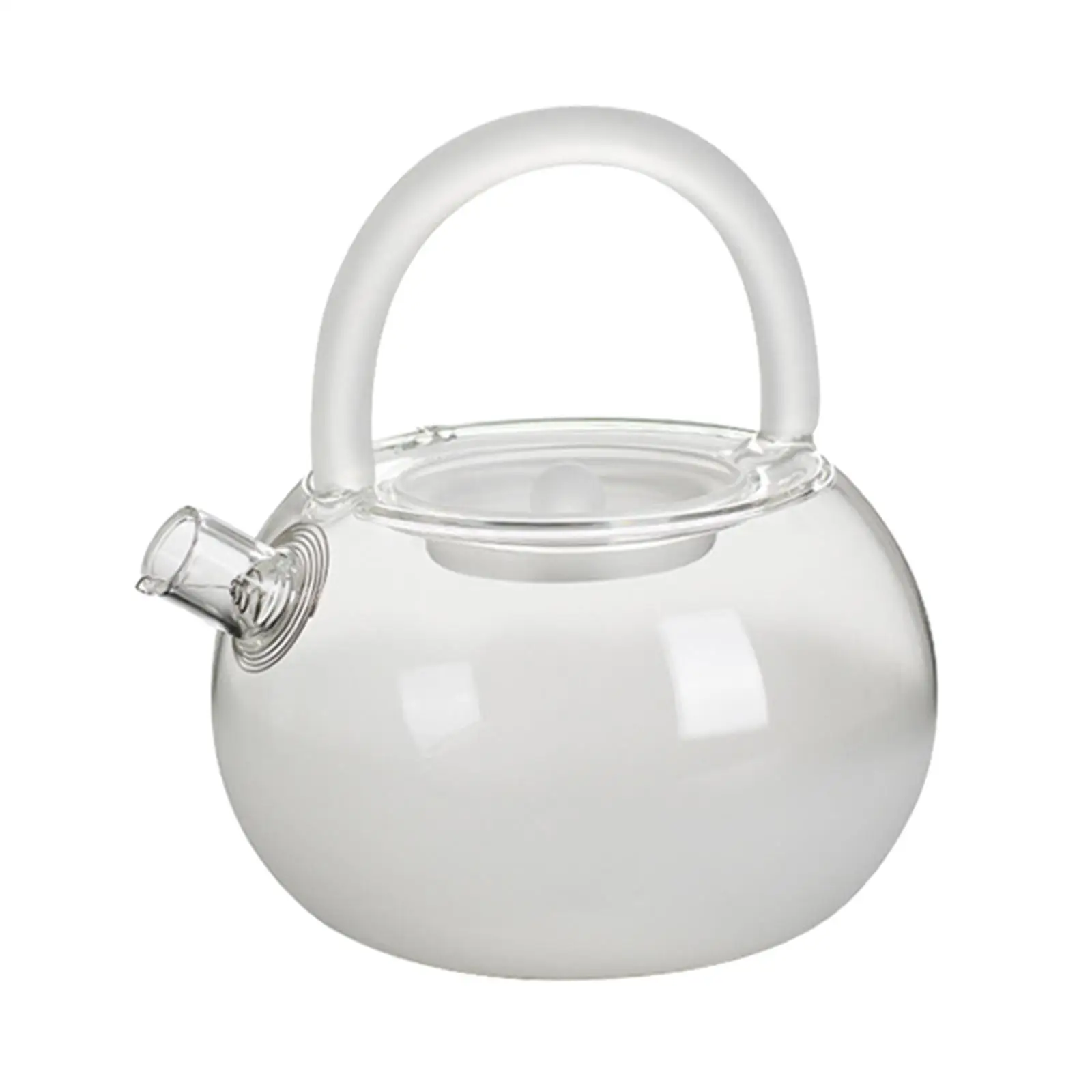 clouds Fog Glass Teapot 780ml Clear Creative Fine Mesh Tea Kettle for Home Travel