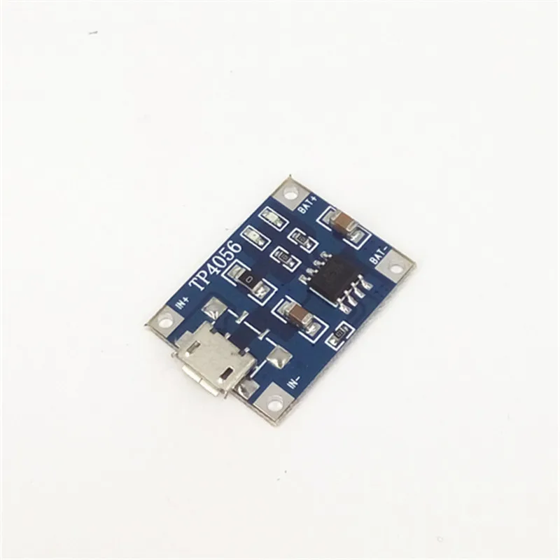 10pcs/lot TP4056 1A Lithium Battery Charging Board Charging Module Charger MICRO USB Interface For Lithium Battery