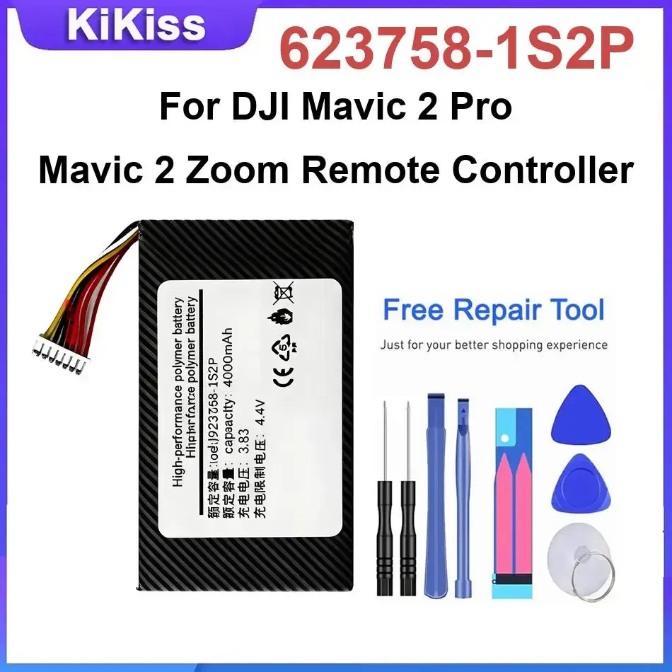 Battery 623758-1S2P For DJI Mavic 2 Pro , Mavic 2 Zoom, RC1A Remote Controller Durable Batteries