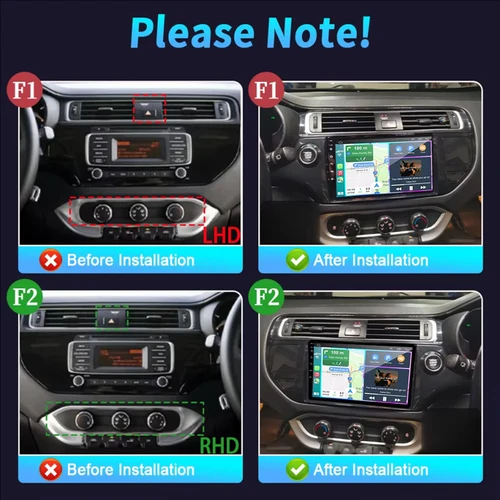 Imagen 2 del producto Android 15 para Kia RIO 4 K3 2015 - 2017 reproductor de vídeo Multimedia para coche navegación GPS estéreo Auto Carplay Radio 360 cámara QLED DSP