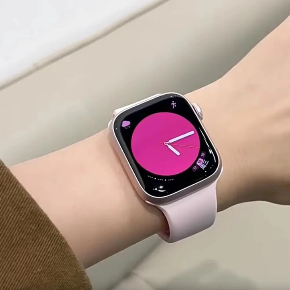 For Apple Watch 10 band 46mm/42mm 44mm 40mm 45mm 41mm Silicone correas bracelet iWatch series 11 9 8 7 6 se ultra 2 3 49mm strap