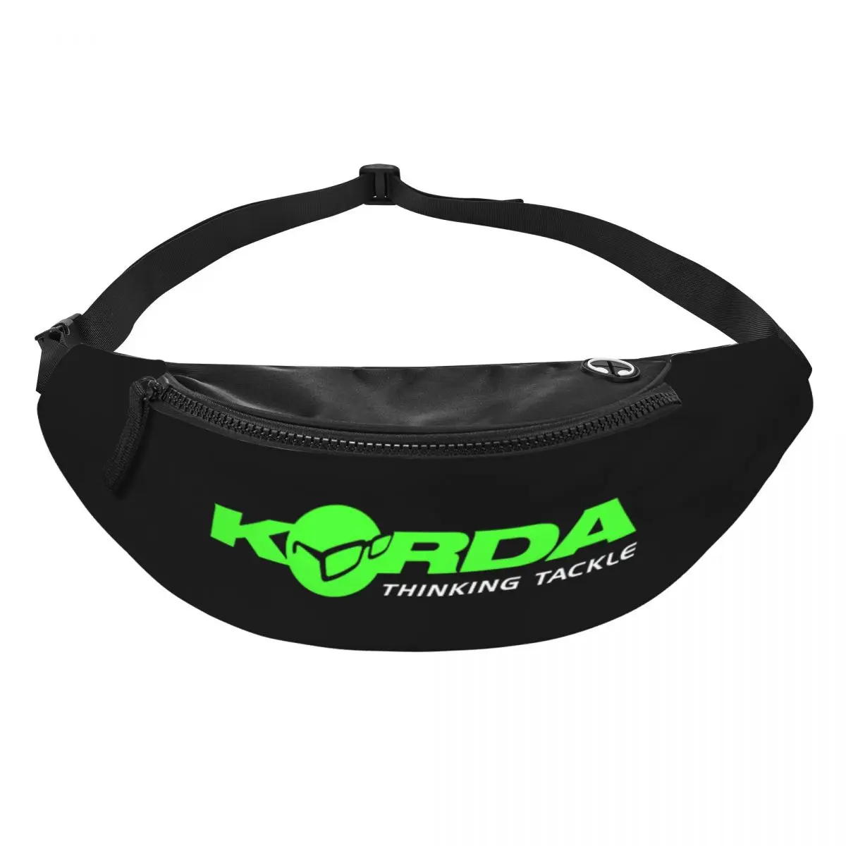 Kordas Fishing Logo Fanny Pack Women Men Custom Crossbody Waist Bag for Running Phone Money Pouch