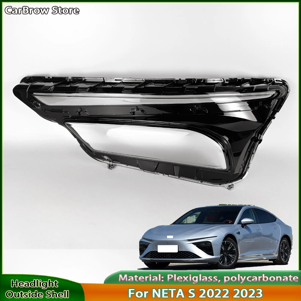 

Headlight Shell For Neta S 2022 2023 2024 Headlamp Housing Transparent Mask Cover Plexiglass Replace Original Lens