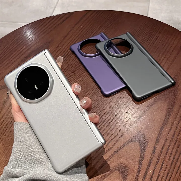 

For Honor Magic V5 Phone Case Huawei's New Ultra-thin Frosted Paint Solid Color Hinge Anti Drop Folding Screen Protective Cover