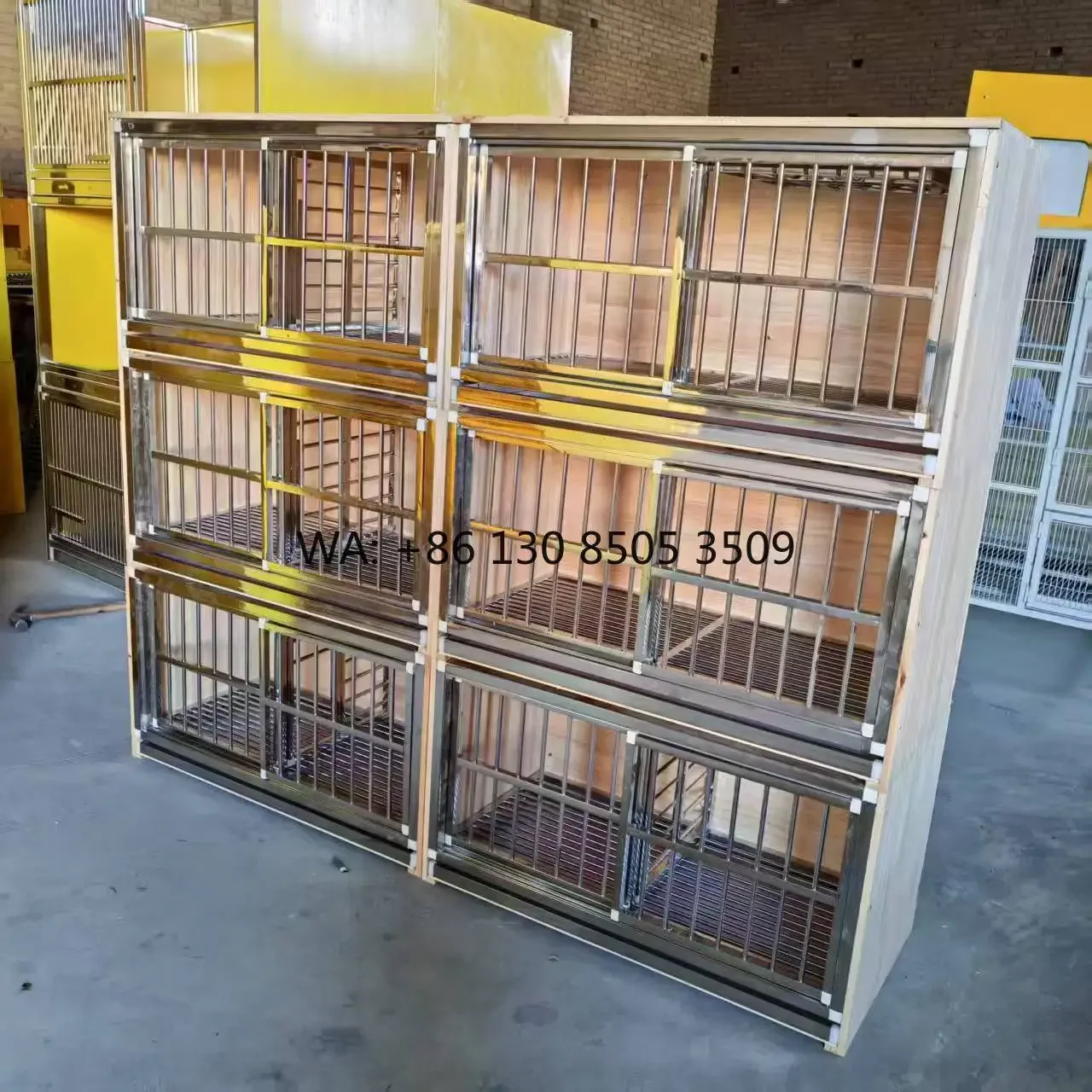 

Easy Assembled Stainless Steel Pigeon Cage Racing Pigeon Breeding Cage