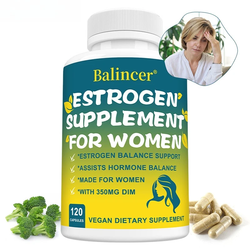 

Women's Health Supplement, Supports Healthy Menstration & Menopause - Non-GMO Natural Supplement, 120 Vegetarian Capsuels