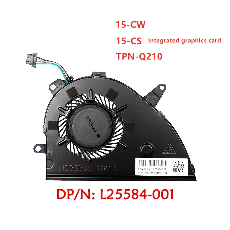 New Original Laptop CPU GPU Cooling fans For HP 14 15 L26367 L25584 L25585-001 NS85B00-17K24 image 3