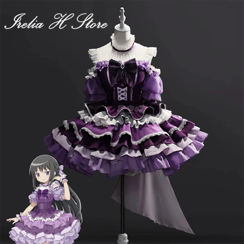 

Irelia H Puella Magi Madoka Magica Akemi Homura Cosplay Costume women lolita dresses female Halloween cosplays Anime