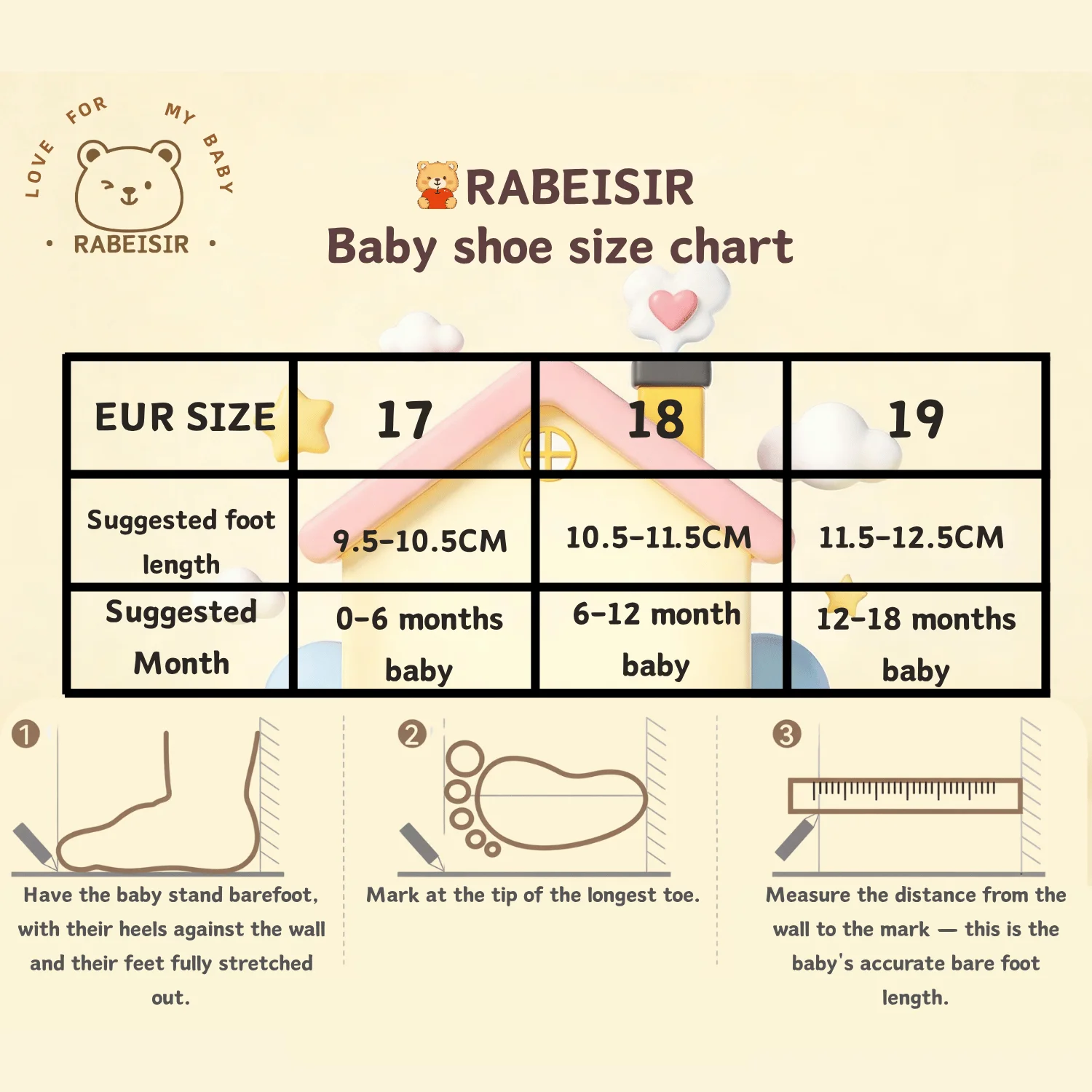 Baby-Stufen-Schuhe für Babys, erstes Paar Kleinkind-Schuhe, Babyschuhe, atmungsaktiv, rutschfest, modische Mädchen-Schuhe im Prinzessinnen-Stil – Detail 3