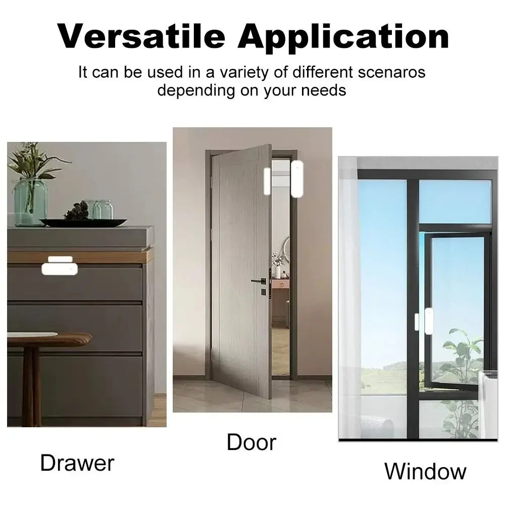 

Security Protection Zigbee Door Sensor Contact Detection Open Closed Status Open Closed Detector Magnetic Sensor Wireless Sensor