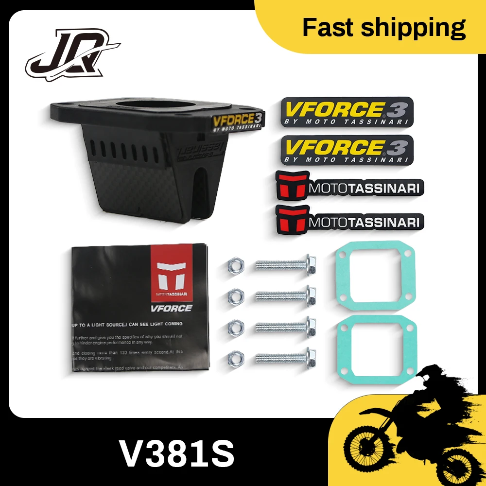 Motorcycle V-Force 3 Reed Valve System V381S For Honda CR80 CR85 CR80RB CR85RB EBE EBS D50B0 LS DASH Expert 2003-2007