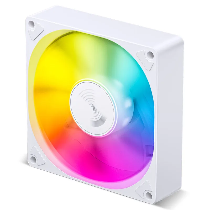 جونسبو SL-925 ARGB مروحة تبريد 92 ملم تحكم ذكي في درجة الحرارة 4PIN PWM CPU مروحة تبريد أسود/أبيض