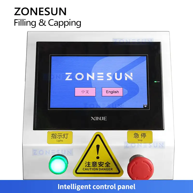 Zonesun ZS-AFC46 monobloco automático perfume corpo névoa spray garrafa enchimento máquina tampando |   Bomba de pistão servo |   30-40 BPM
