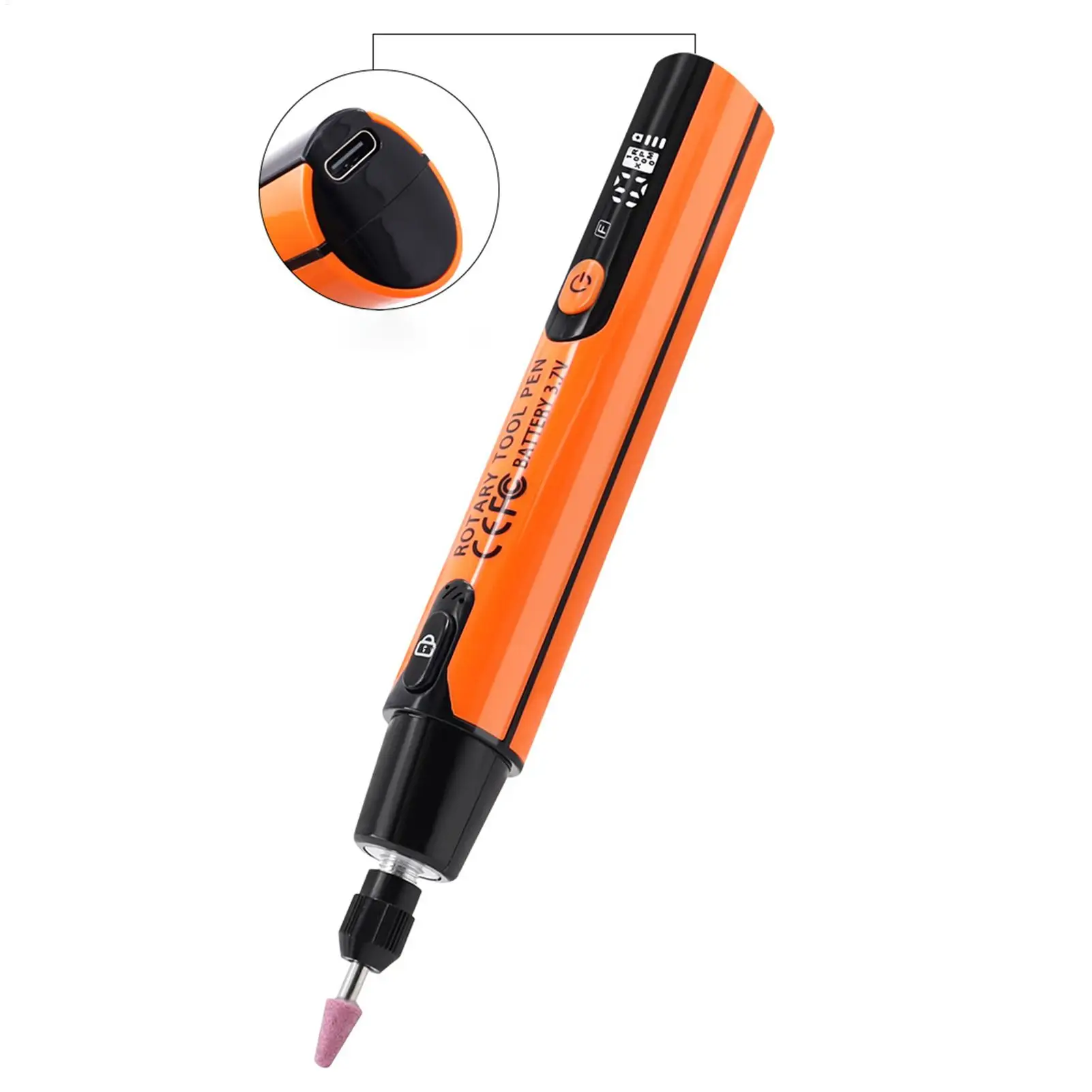 

Cordless Rotary Tool Kit 6 Speed Rechargeable Sanding Pen Electric Rotary Tool Kit With Light For Jewelry Making Handcrafting