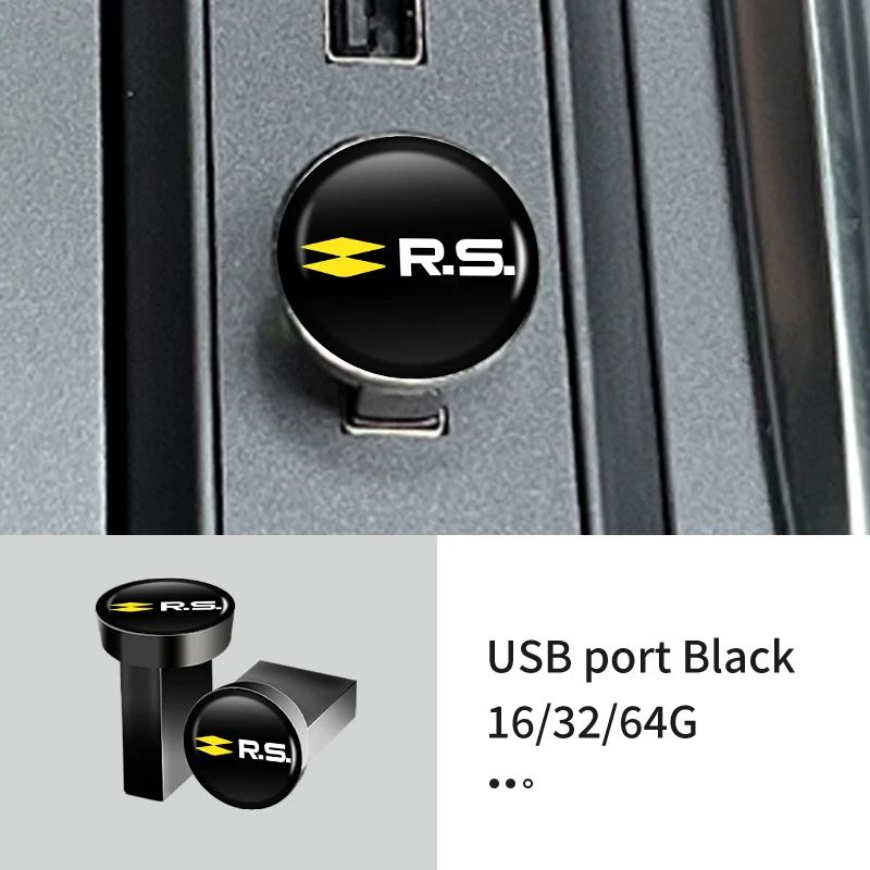 Car Music U Disk USB Flash Driver Storage Memory Stick For Renault RS Line Renault Koleos Kadjar Scenic Megane Sandero Grand Sil