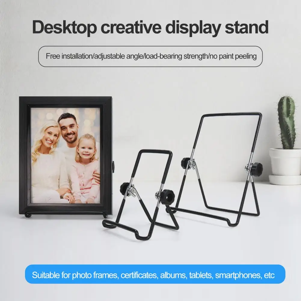 Magazine Display Stand Adjustable 160-degree Dish Rack Plate Bowl Picture Frame Photo Holder Display Stands Home Decor