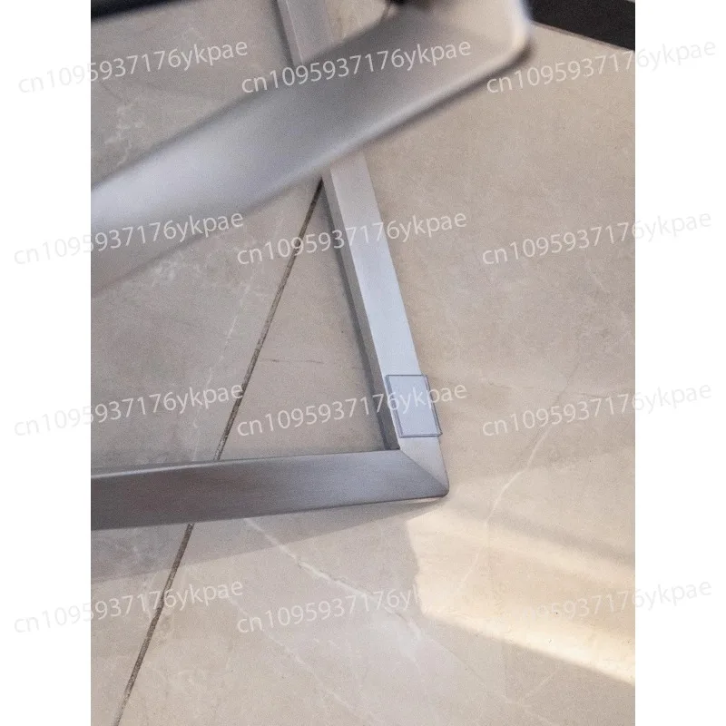 Taburete plegable PK91 de acero inoxidable, taburete ligero de lujo para caballos, silla plegable para balcón, apilable de cuero