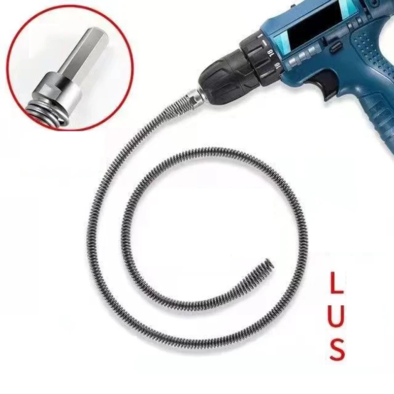 Spring Pipe Dredging Drain Cleaner Sewer Sinks Basin Pipeline Clogged Remover Bathroom Kitchen Toilet Cleaning Tool,TIMUKJ