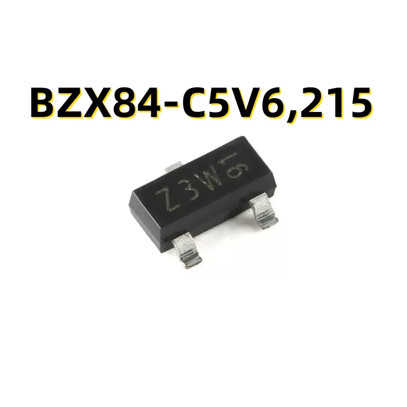 100 STKS BZX84-C5V6215 SOT-23-3 Spanningsregelende Diode