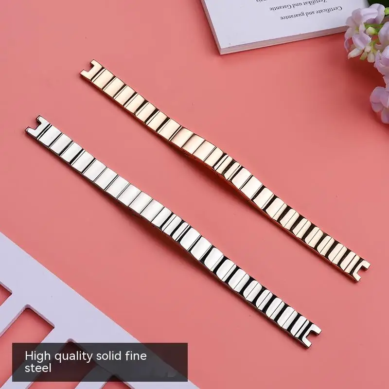 For Swarovski Women's Concave Stainless Steel Strap Devil's Eye series 5376839 5376812/5376830/842 Watch Chain 10mm Bracelet