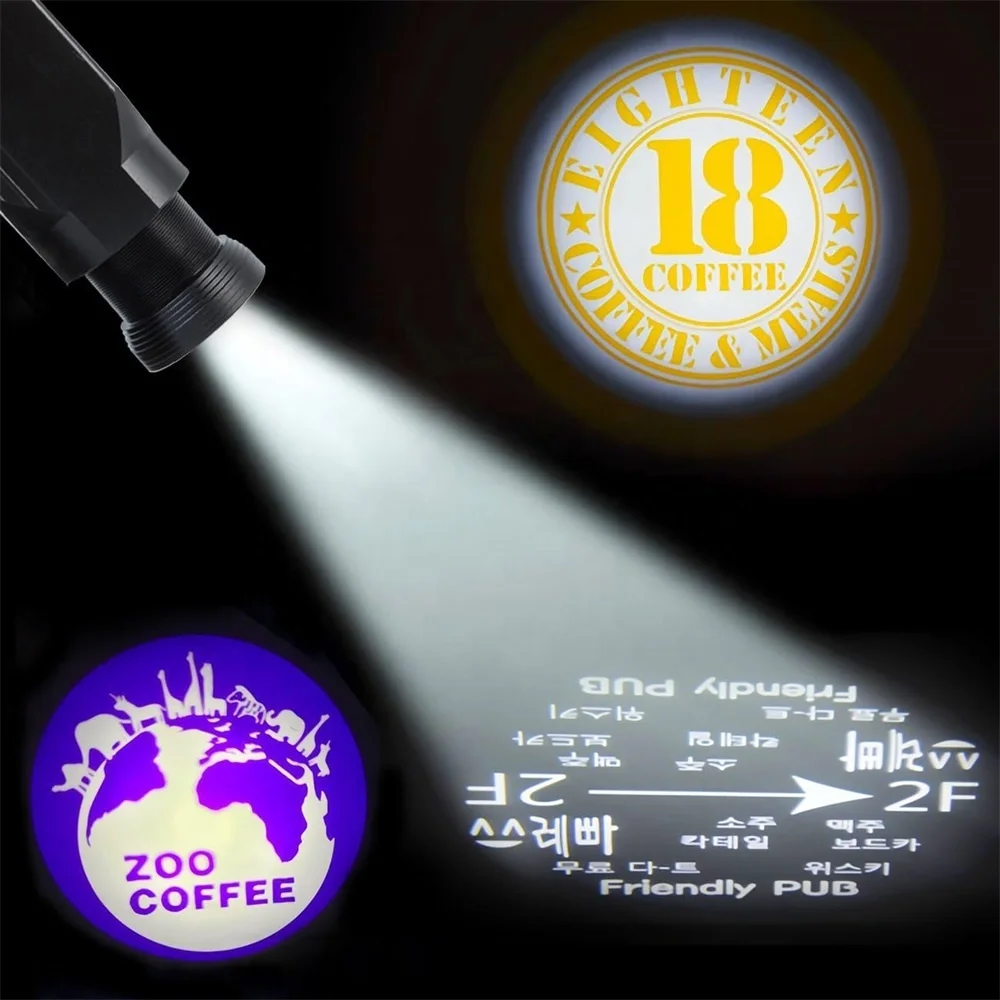 15W Adjustable Focus logo Projection Light Waterproof Advertising Sign Light LED Pattern Light