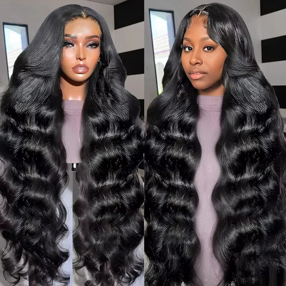 100% Human Hair Wigs 13x6 13x4 HD Lace Frontal Wig For Women Body Wave Remy Curly Human Hair Preplucked 4x4 Lace Closure Wig