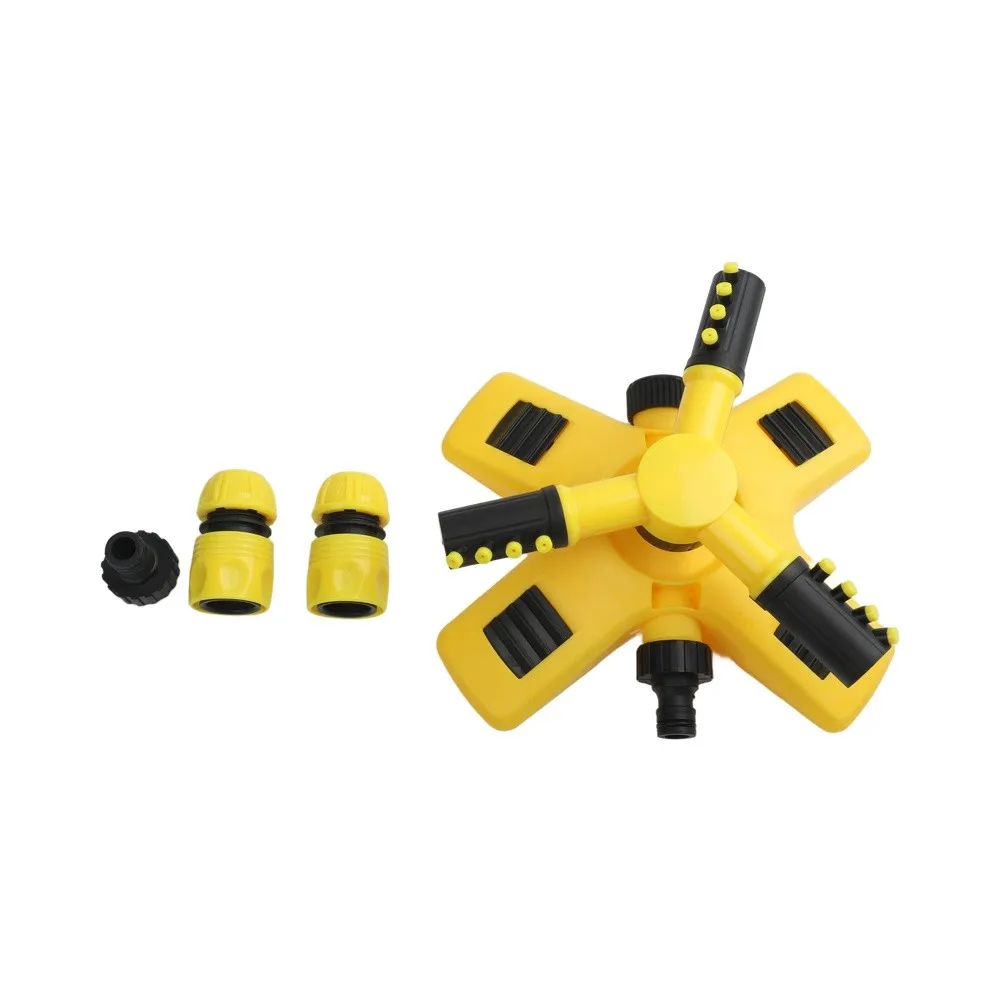 Lawn Watering Device with 360 Degree Rotary Sprinkler Head for Broad Coverage Gardens Farmlands and Orchard Applications