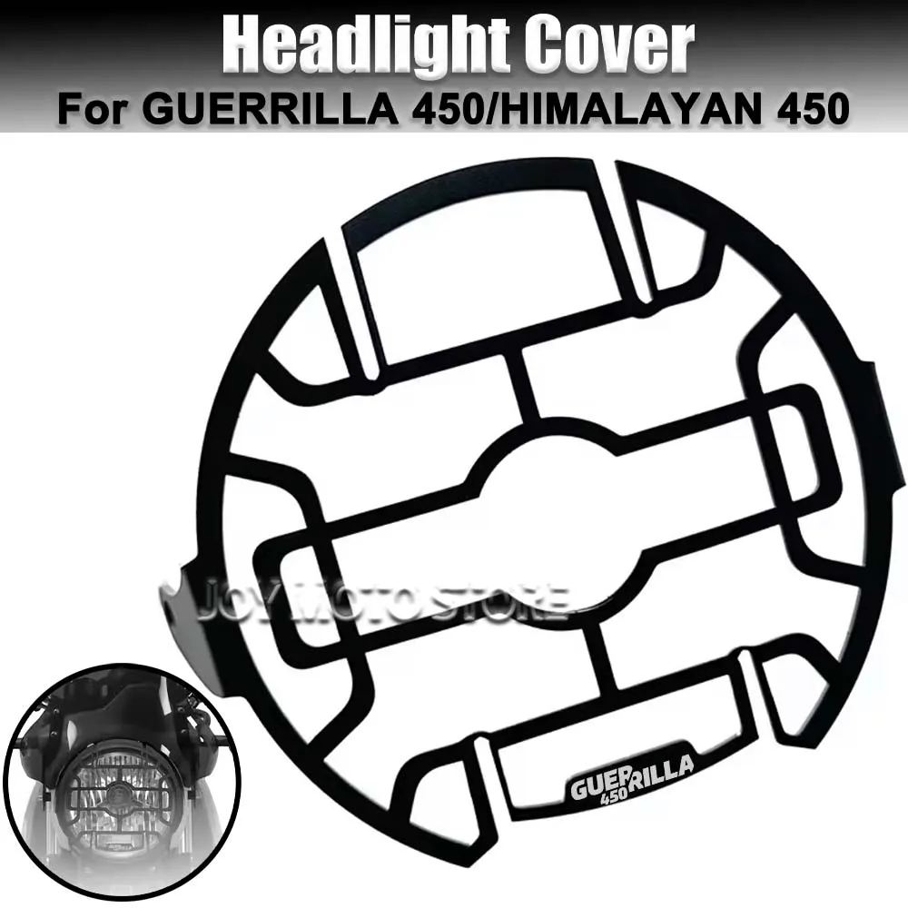 

For Himalayan 450 Guerrilla 450 Motorcycle Accessories CNC Headlight Guard Cover Protector