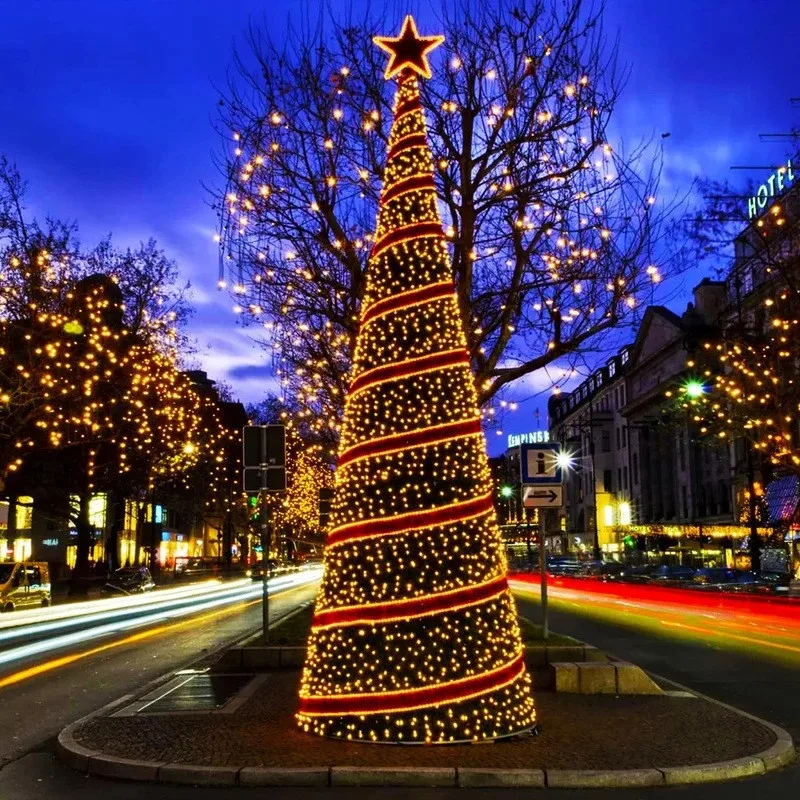 5/7/12/22M girlanda żarówkowa LED na energię słoneczną oświetlenie ogrodowe lampa uliczna zewnętrzne lampki świąteczne Patio dekoracja świąteczna