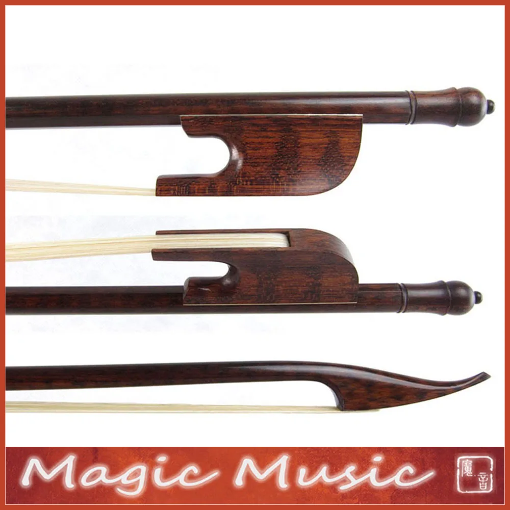 Traditional Snakewood Baroque Violin Bow with a Slim Tip, Size 4/4, Good Balance, Good Balanced