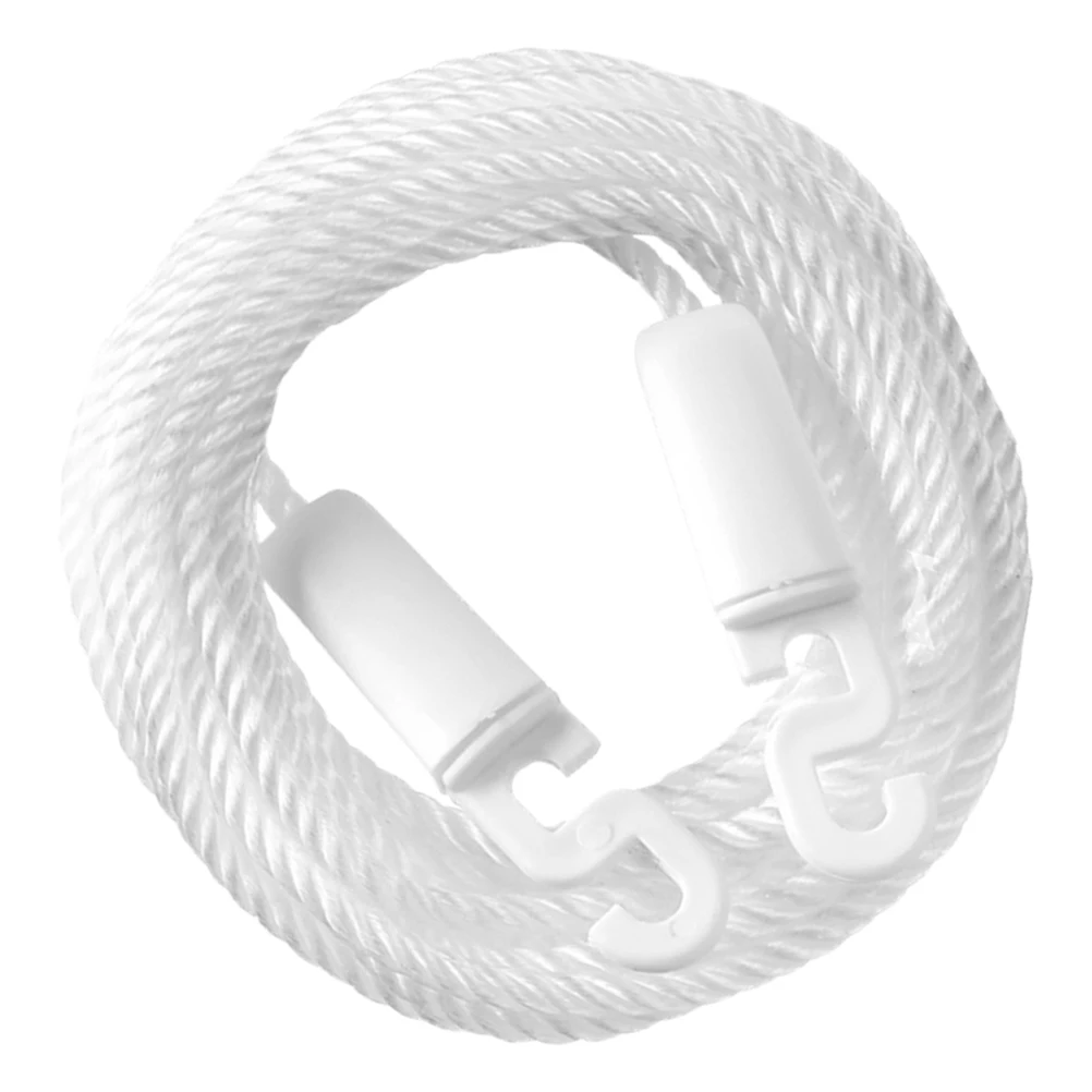 

Windproof Clothesline Ropes PE Material Outdoor Camping Travel Foldable Heavy Duty White Color Clothes Line Rope