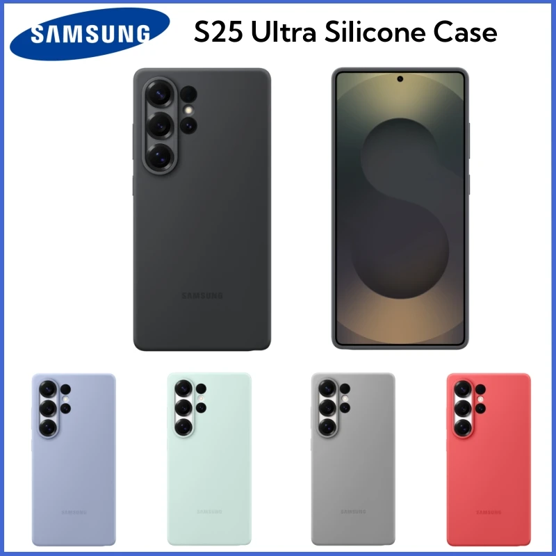 

Original Samsung Galaxy S25 Ultra Silicone Case For S25Ultra 5G Phone Cover Cases