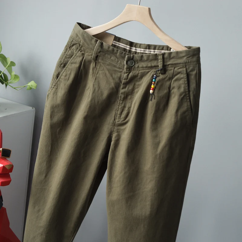 

Svip Men's Loose Wide Leg Casual Pants Faionable Autumn Winter Cotton Waed Trousers Comfortable Loose Fit Urban Sle