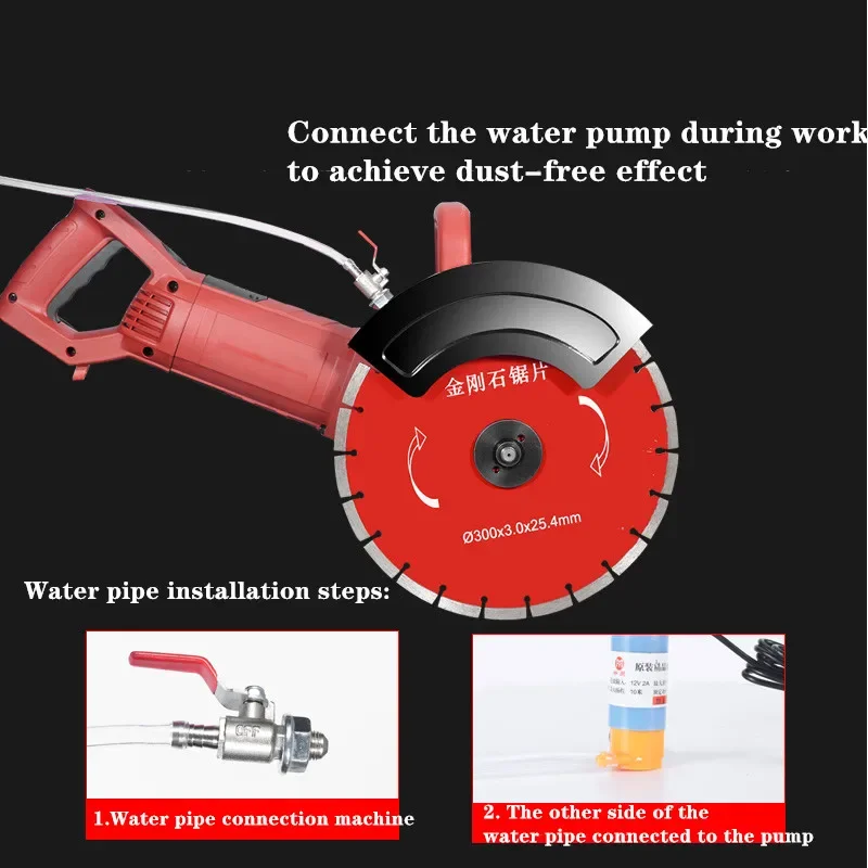 

220V 6500W Electric Wall Chaser Groove Cutting Machine Wall slotting machine Steel Concrete cutting machine