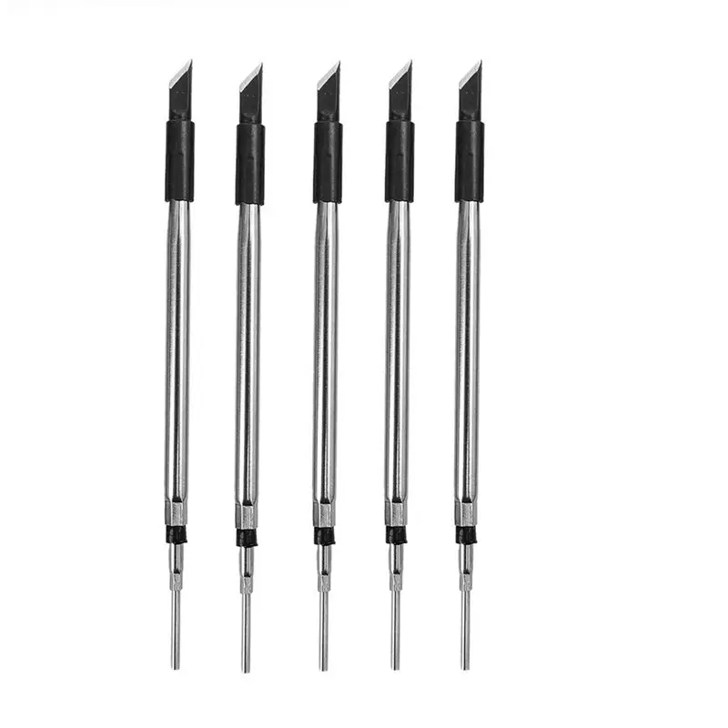 A33Z-5Pcs C210 Soldering Iron Tip USB Soldering Iron Tip 5V Battery Soldering Iron Tip Soldering Rework Accessorie