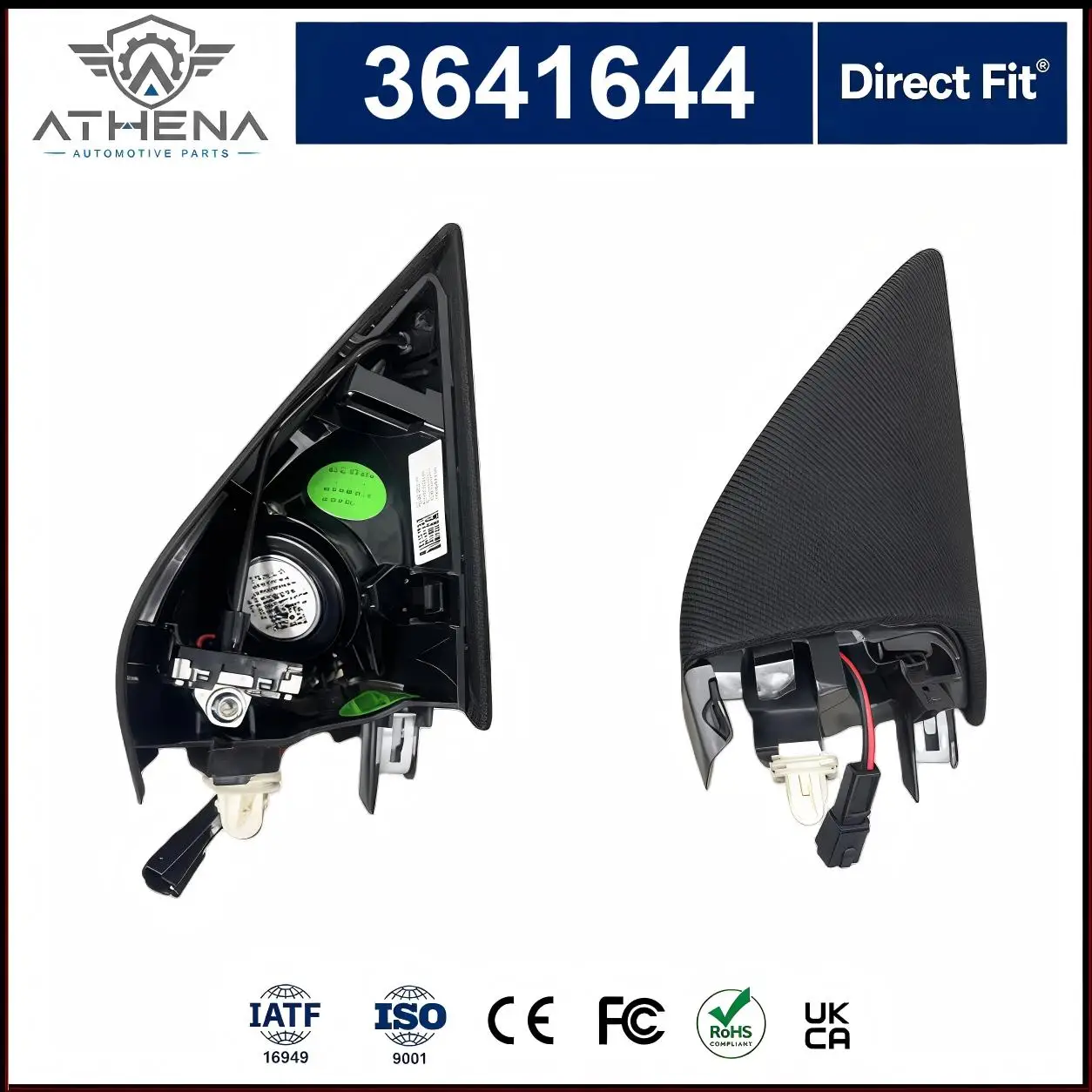3641644 3641645 A Pillar Tweeter Speaker Cover For Refreshed Tesla Model Y Juniper 2025+ Door Triangle Grille Left Right