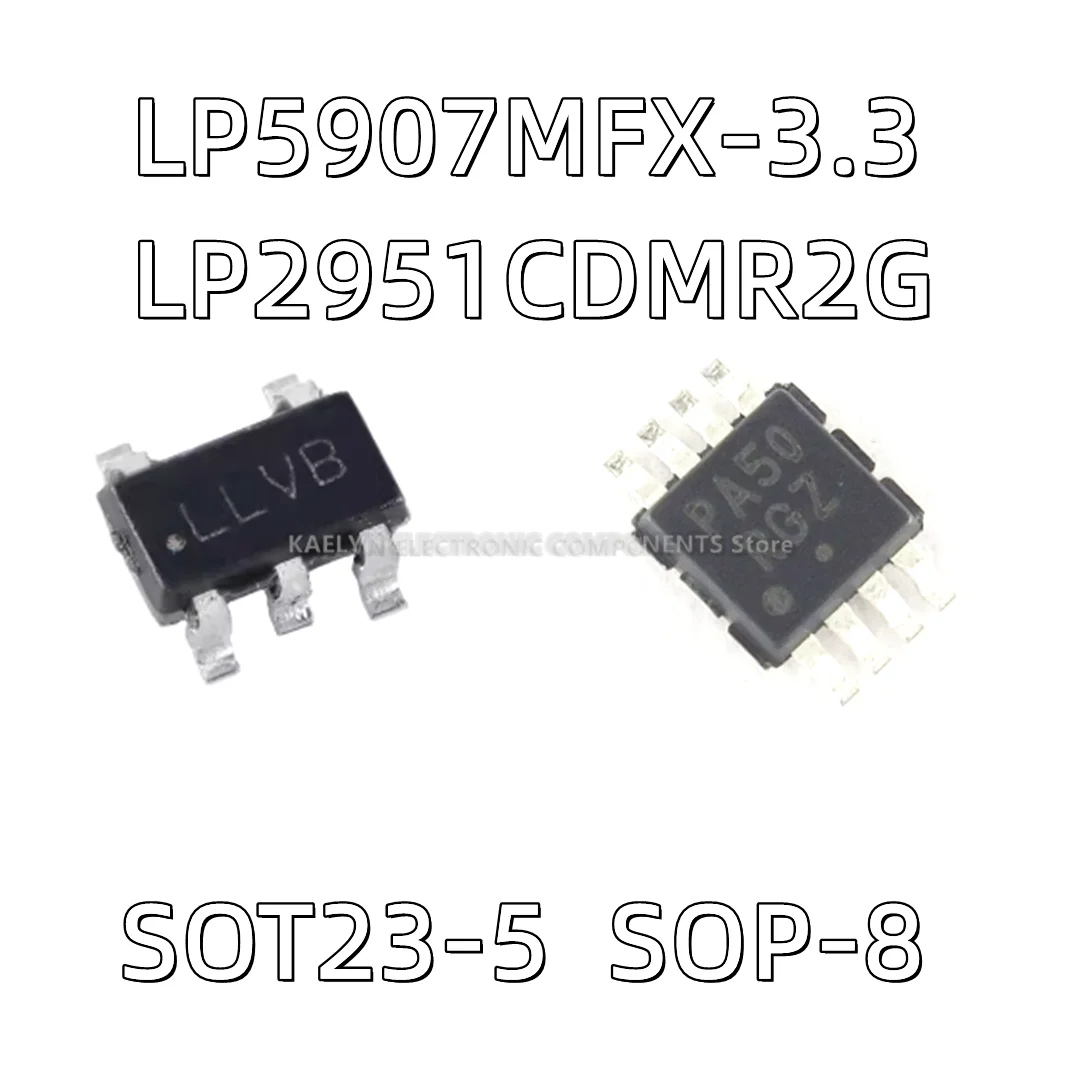 10PCS/LOT LP5907MFX-3.3 LP5907MFX LLVB SOT23-5 LDO LP2951CDMR2G MSOP-8 PA50