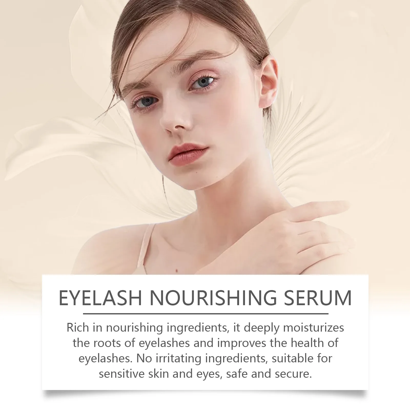 Eelhope Serum do przedłużania rzęs na wzrost, odżywienie i nawilżenie rzęs, pogrubiające i wydłużające serum do rzęs i brwi 4ml