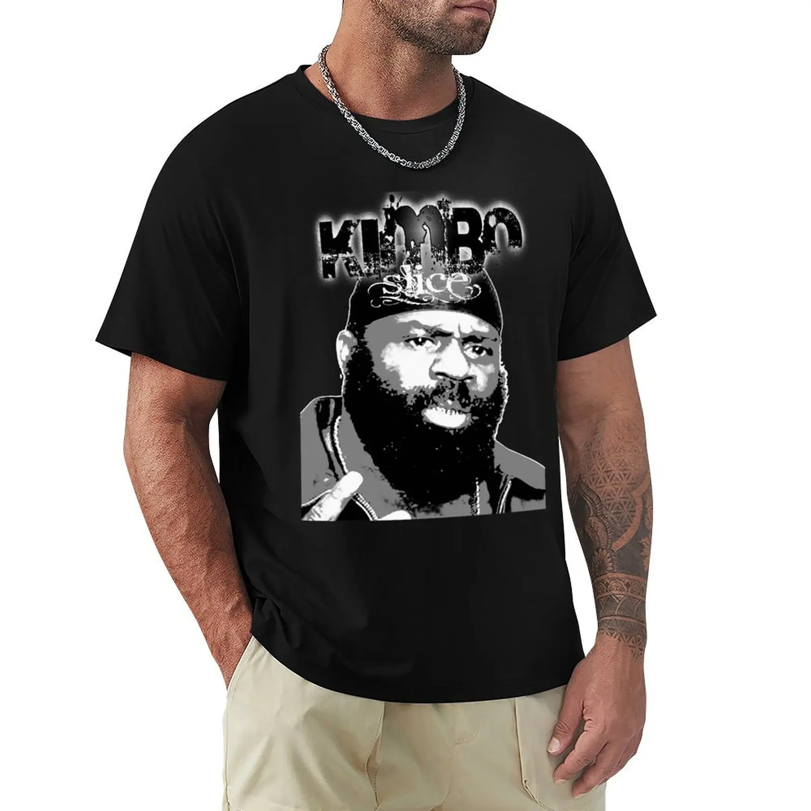 kimbo slice T-Shirt cotton t shirts high quality T-Shirt