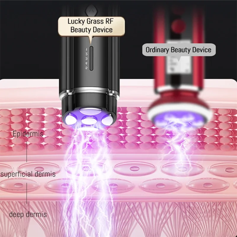 KAKUSAN Neuheiten RF Schönheit Maschine Tragbare EMS Mikrostrom Stimulieren Massage 1MHZ Radio Frequenz Schönheit Gerät