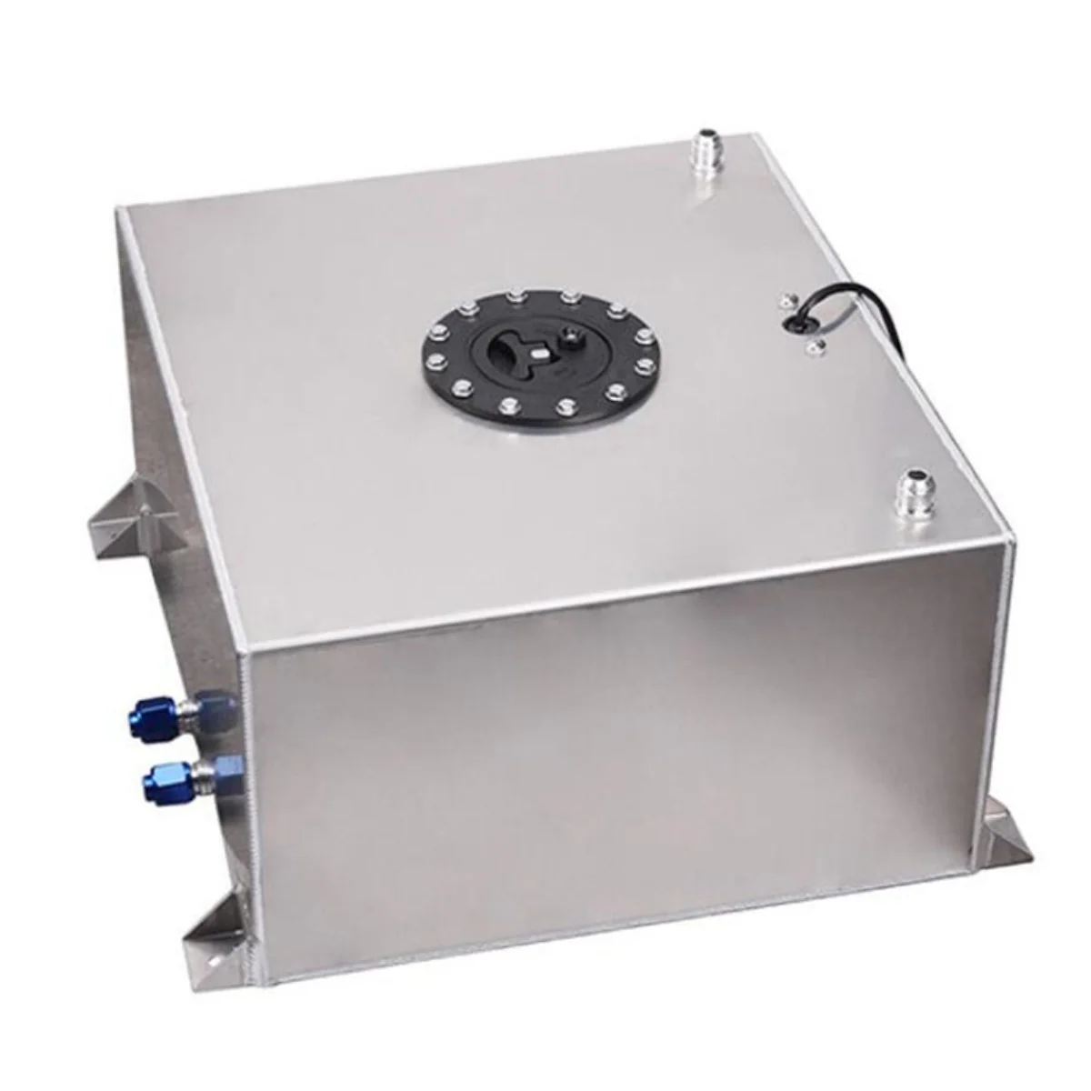 

Алюминиевый масляный уловитель, квадратный 60 л, топливный бак, зеркальный полированный топливный элемент с крышкой из пенопласта внутри с датчиком