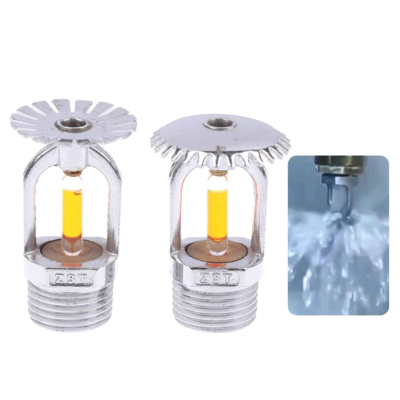 1Pc For Fire Extinguishing System Protection Sprinkler Head Sprinklers Side Hidden Fire Sprinkler 57 Degrees Pendent