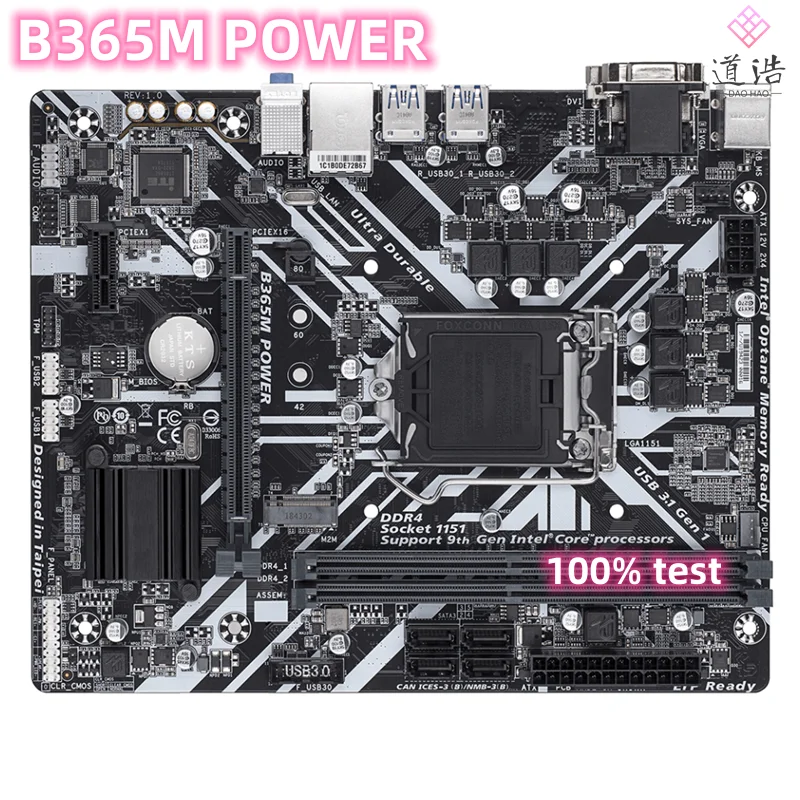 

For B365M POWER Motherboard 32GB LGA 1151 DDR4 Micro ATX B365 Mainboard 100% Tested Fully Work