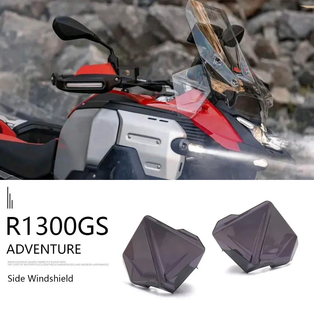 New Motorcycle Accessories For BMW R1300GS ADV Side Windshield Windscreen Wind Deflector R1300 GS R 1300 GS Adventure 2024 2025