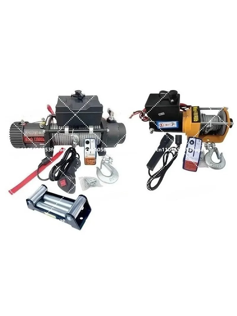 

New-Generation High-Speed Electric Winch, 12V/24V/48V, Small Lifting Hoist for Vehicle & Home Use