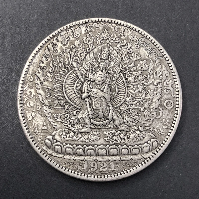 

US 1921 Wanderer Demon King Hobo Collection Commemorative Medal challenge coin 1 dollar Replica old money Christmas Gift