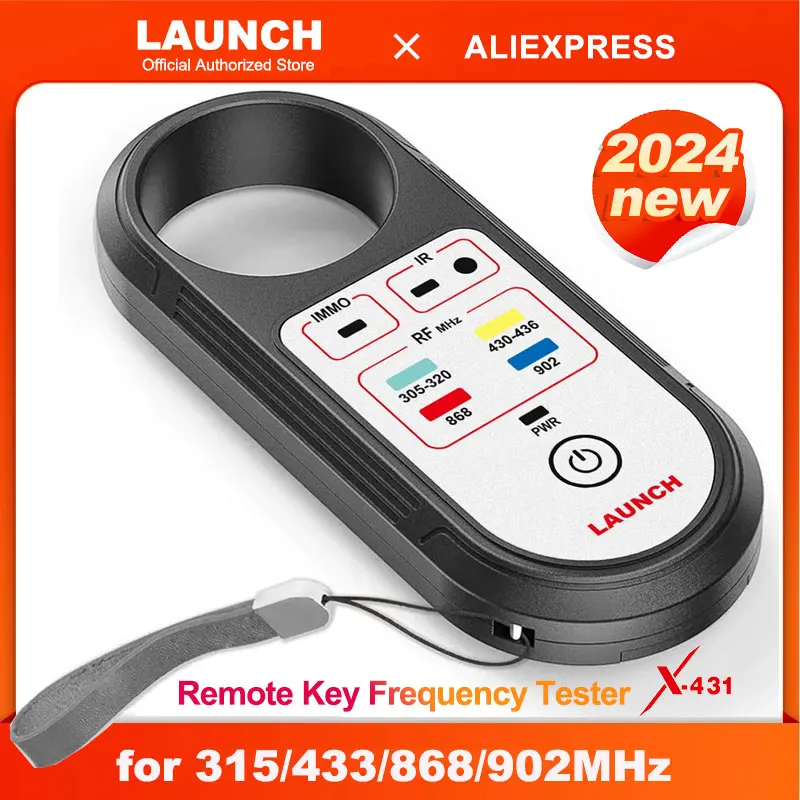 2024 NEW LAUNCH Remote Key Frequency Tester 315/433/868/902MHz Infrared Signal Detection, Key Fob Signal Tester