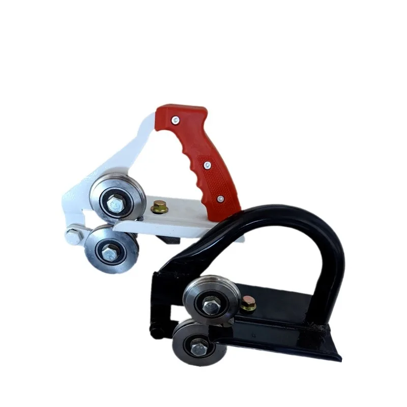 Hand-held tin sheet edge pulling machine, small aluminum sheet starting machine, edge-rolling manual biting machine