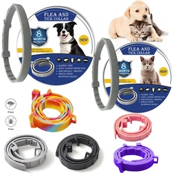 Silicone Flea And Tick Collar For Dogs Cats Up To 8 Month Flea Tick Dog Collar Anti-mosquito and insect repellent Pet collars