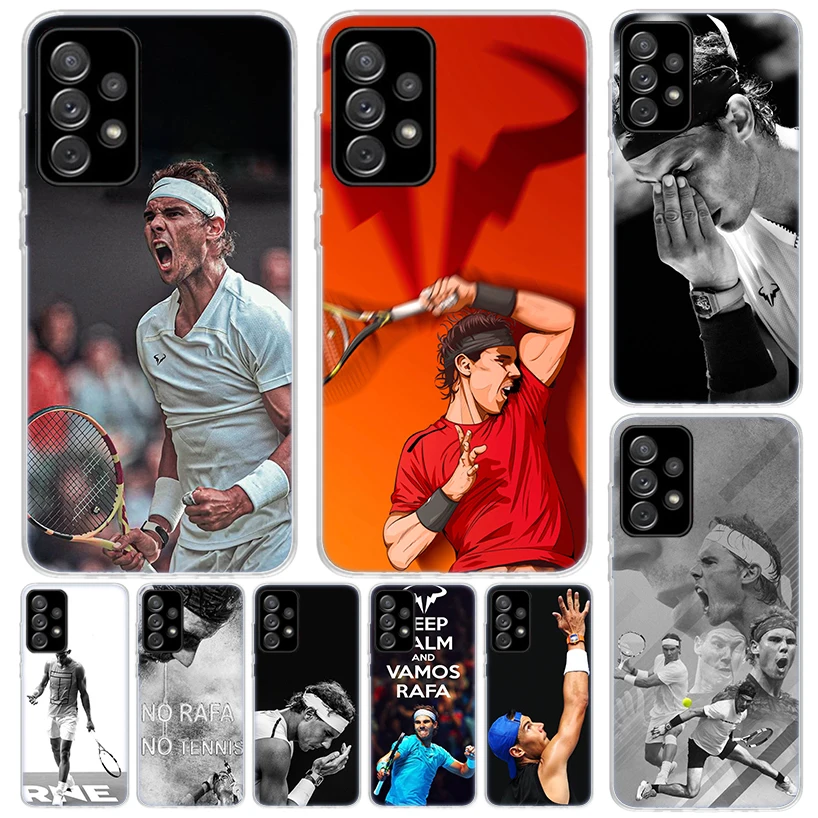 Rafael Nadal Tennis Phone Case For Samsung Galaxy A15 A14 A54 A13 A53 A12 A52S A55 A22 A23 A24 A32 A33 A34 A25 A35 A03S A04S A02